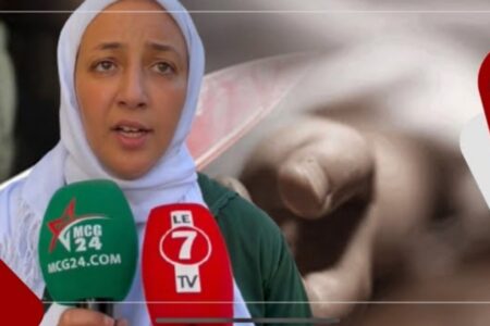 أول خروج إعلامي لزوجة مول الطاكسي بعد إعتقال المتهم بالناظور