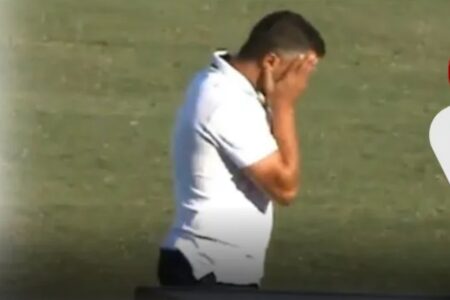 قلق توتر وانفعال .. هكذا تفاعل بوشعيب المباركي مع مجريات المباراة