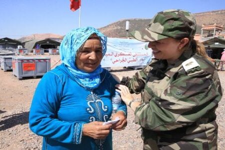 بالمستشفى الميداني للقوات المسلحة الملكية بأسني.. خلية للدعم النفسي لمساعدة الساكنة على تجاوز محنة الزلزال