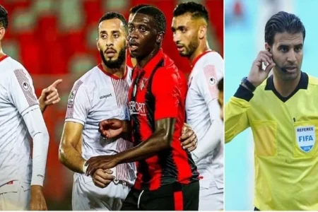 مجزرة تحكيمية في لقاء الفتح الرياضي واتحاد العاصمة بطلها الحكم التونسي “صادق السالمي”