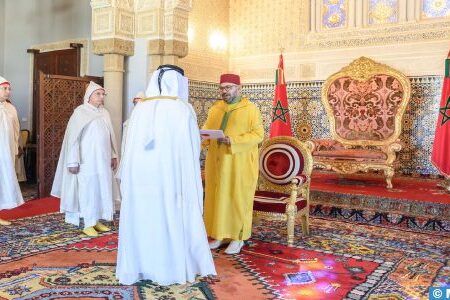 جلالة الملك يستقبل عددا من السفراء الأجانب