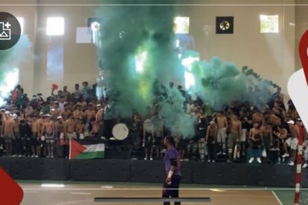 جماهير الرجاء تبدع بكركاج خيالي خلال مباراة الفريق وأجاكس مراكش
