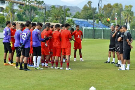 المنتخب المغربي لأقل من 17 سنة يستعد لمونديال إندونيسيا في قطر