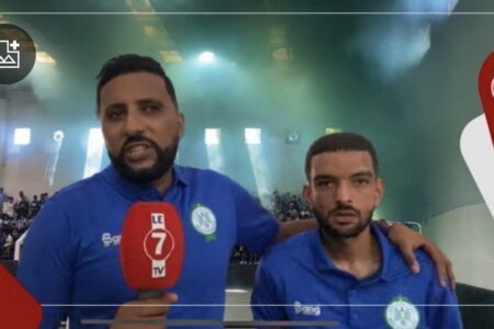 مدرب الرجاء الرياضي : رغم الهزيمة كنشكرو جميع اللاعبين على الأداء ديالهم وأيضا الجماهير الرجاوية
