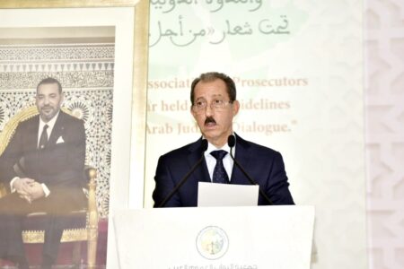 كلمة الرئيس المنتدب للمجلس الأعلى للسلطة القضائية بمناسبة احتضان المملكة المغربية لفعاليات الاجتماع الثالث لجمعية النواب العموم العرب