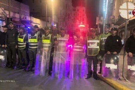 إنزال أمني مكثف وتعزيزات مشددة أمام قنصلية فرنسا بالدار البيضاء