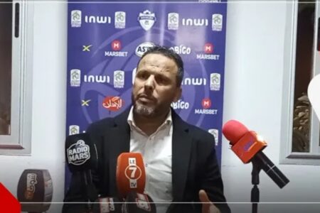 ” محمد بنشريفة ” في الندوة الصحفية : كنهديو هاد الفوز للرئيس وكنشكر بوشعيب المباركي