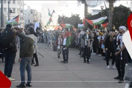 إستنفار أمني كبير  بالوقفة التضامنية مع الشعب الفلسطيني
