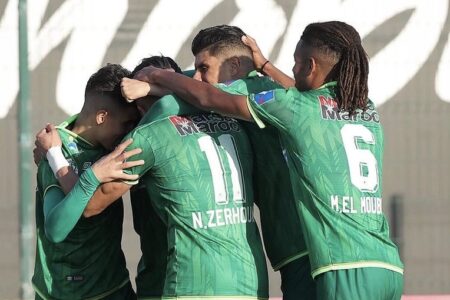 تشكيلة نادي الرجاء الرياضي الرسمية أمام الزمالك المصري