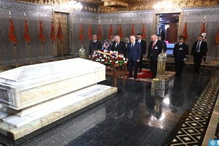 وزير الدفاع الوطني الروماني يزور ضريح محمد الخامس