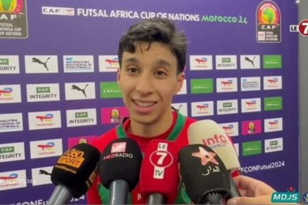 أنس العيان: بالخدمة ديال “هشام الدكيك” تمكنا من الفوز، وبتشجيعات الجماهير الكأس غتبقى فالمغرب