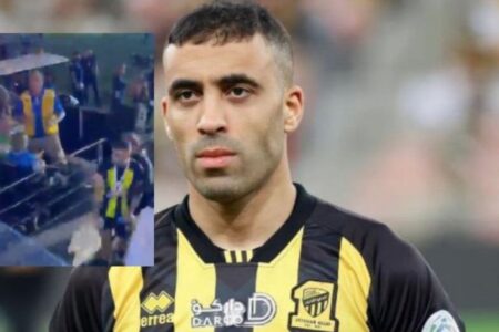 حمد الله يتنازل للمشجع الذي اعتدى عليه