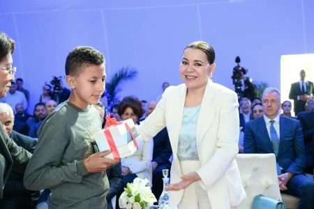صاحبة السمو الملكي الأميرة للا أسماء تترأس حفل نهاية السنة الدراسية لمؤسسة للا أسماء للأطفال والشباب الصم