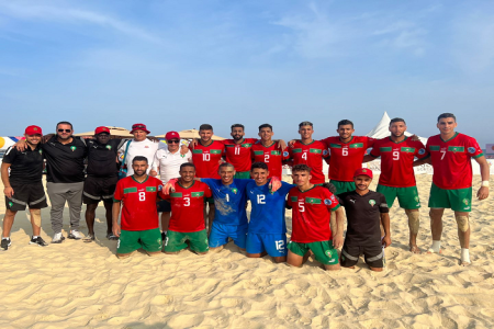 تأهل المنتخب المغربي لكرة القدم الشاطئية إلى كأس إفريقيا للأمم 2024