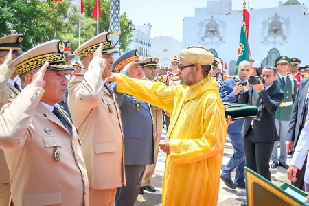 عيد العرش .. جلالة الملك يترأس بتطوان حفل أداء القسم للضباط المتخرجين من المدارس العليا العسكرية وشبه العسكرية