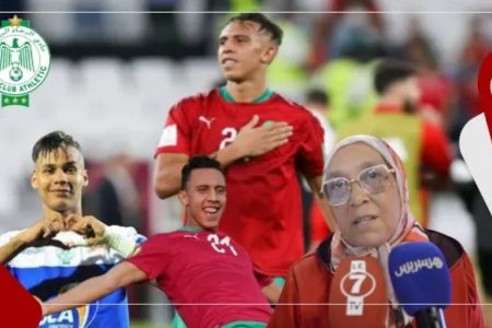 قبل مواجهة إنجلترا.. والدة “سفيان رحيمي” كتدعي مع الابن ديالها وتصرح: ان شاء غيبقاو حتى للنهائي