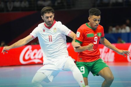 تشكيلة المنتخب الوطني لكرة القدم داخل القاعة في مواجهة بنما