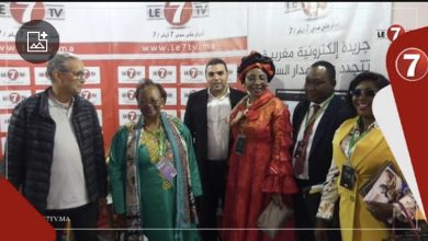 Photo of زيارة وفد رفيع المستوى من جمهورية إفريقيا الوسطى لرواق “le7tv” بمعرض “ايموغاليري”