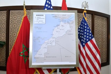 الولايات المتحدة تعيد التأكيد على اعترافها بالسيادة المغربية من خلال عرض الخريطة الكاملة للمملكة