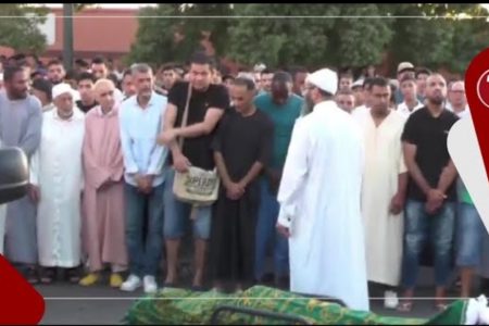 دموع، تأثر وصدمة … تشـ.ـييع جثمـ.ا.ن لاعب امل الكوكب المراكشي ” آدم الهباني” في جنا.زة مهـ.ـيبة