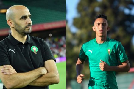 الركراكي يستعيد خدمات نجمه سفيان رحيمي أمام ليسوتو