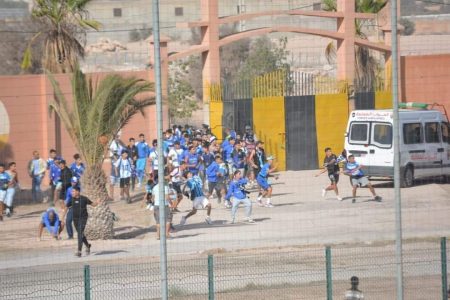 تقديم 21 شخصا أمام وكيل الملك على خلفية أحداث شغب ملعب أولاد تايمة