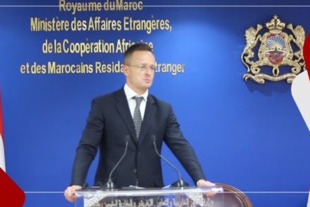 كلمة وزير خارجية هنغاريا “بيتر سيارتو” خلال استقباله من طرف “ناصر بوريطة”