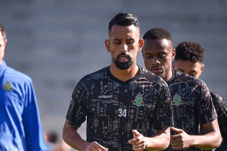 بغياب ثلاث لاعبين بارزين … الجيش الملكي يخوض آخر حصة تدريبية تحضيرا لمواجهة مانييما الكونغولي