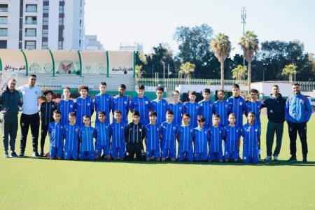 ستار أكاديمي تيط مليل في ضيافة نادي الرجاء الرياضي خلال مباراة ودية لفئة U13 بملعب الوازيس