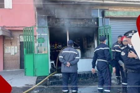 حريق مهول يلتهم صيدلية يستنفر السلطات بالدار البيضاء