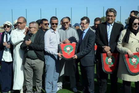 الجامعة الملكية المغربية تسلم ملعب جديد بعد تكسيته بالعشب الإصطناعي