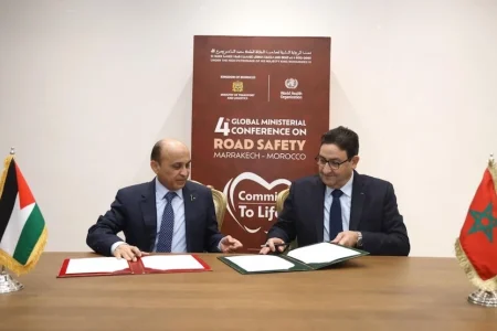توقيع مذكرة تفاهم بين المغرب وفلسطين لتعزيز التعاون في مجالات النقل واللوجستيك