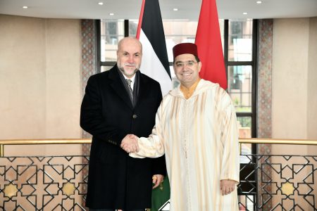 ناصر بوريطة يستقبل مستشار الرئيس الفلسطيني بالرباط