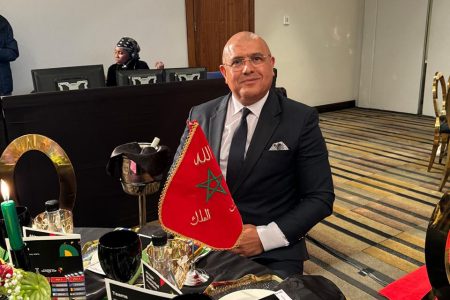 زكرياء طريق رئيس الجمعية المغربية للميني فوتبول يقود المنتخب المغربي للمشاركة في كأس إفريقيا للميني فوتبول بمدينة درنة الليبية