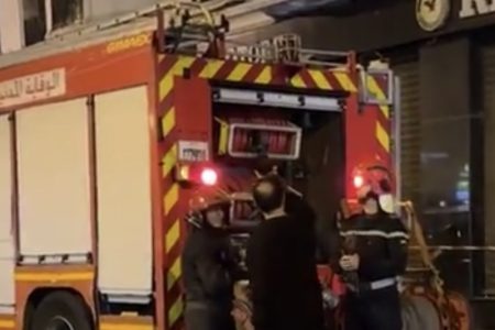 انفجار صندوق توزيع الكهرباء بشارع لالة الياقوت