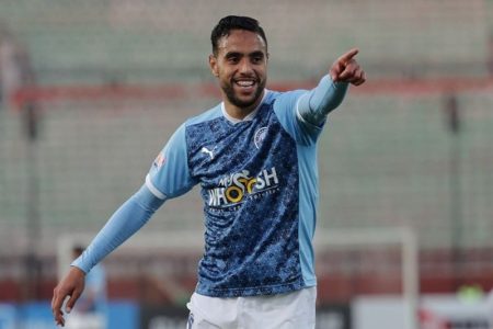 “محمد الشيبي” يواصل التألق بقميص بيراميدز المصري