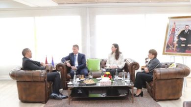 Photo of لقاء مغربي-أسترالي بمقر الحركة الشعبية لتعزيز التعاون الثنائي