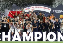 Photo of الراسينغ البيضاوي يهنئ النهضة البركانية بمناسبة تتويجه بلقب كأس الكونفدرالية