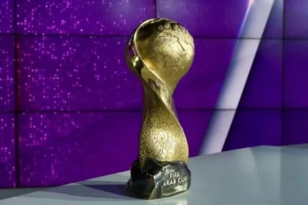 المنتخب المغربي في المستوى الأول من قرعة كأس العرب 2025.