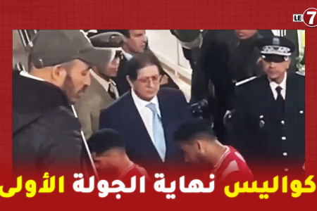 كواليس نهاية الجولة الأولى من مباراة الوداد وشباب السوالم …. خروج لاعبي الوداد رفقة ايت منا