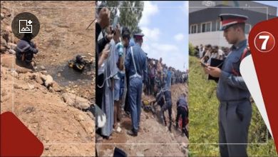 Photo of لحظة إنتشال ج..ثة طفل غرق في بركة الواد الحار بمنطقة العراقي بالدار البيضاء
