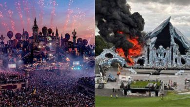 Photo of 48 ساعة قبل الافتتاح.. النيران تلتهم المسرح الرئيسي للمهرجان الشهير “Tomorrowland 2025” ببلجيكا